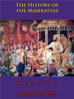 cover image of The History Of The Mahrattas